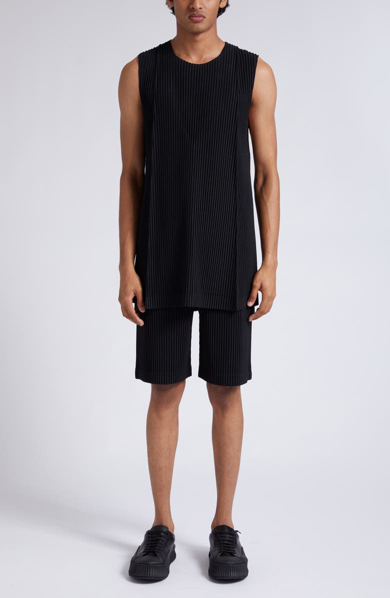 Homme Plissé Issey Miyake Monthly Colors June Pleated Sleeveless Tunic, Alternate, color,