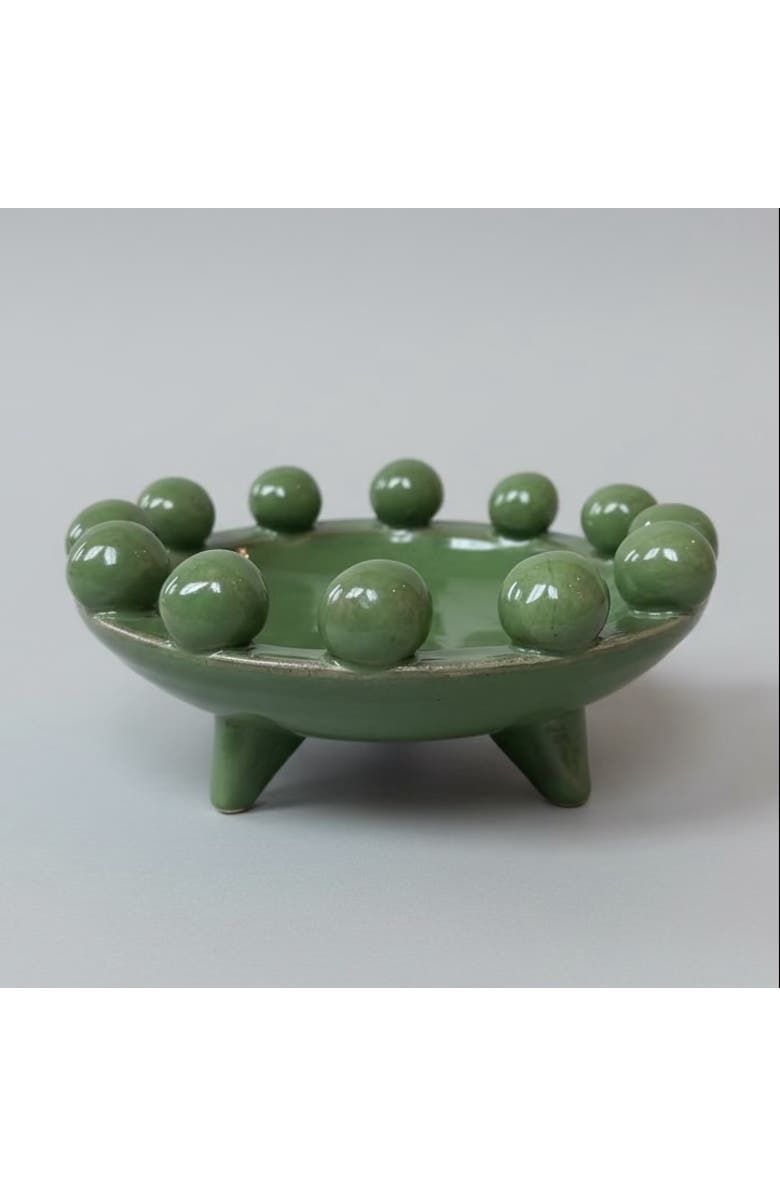House of Revelry Ball Girl Bowl, Main, color, Green