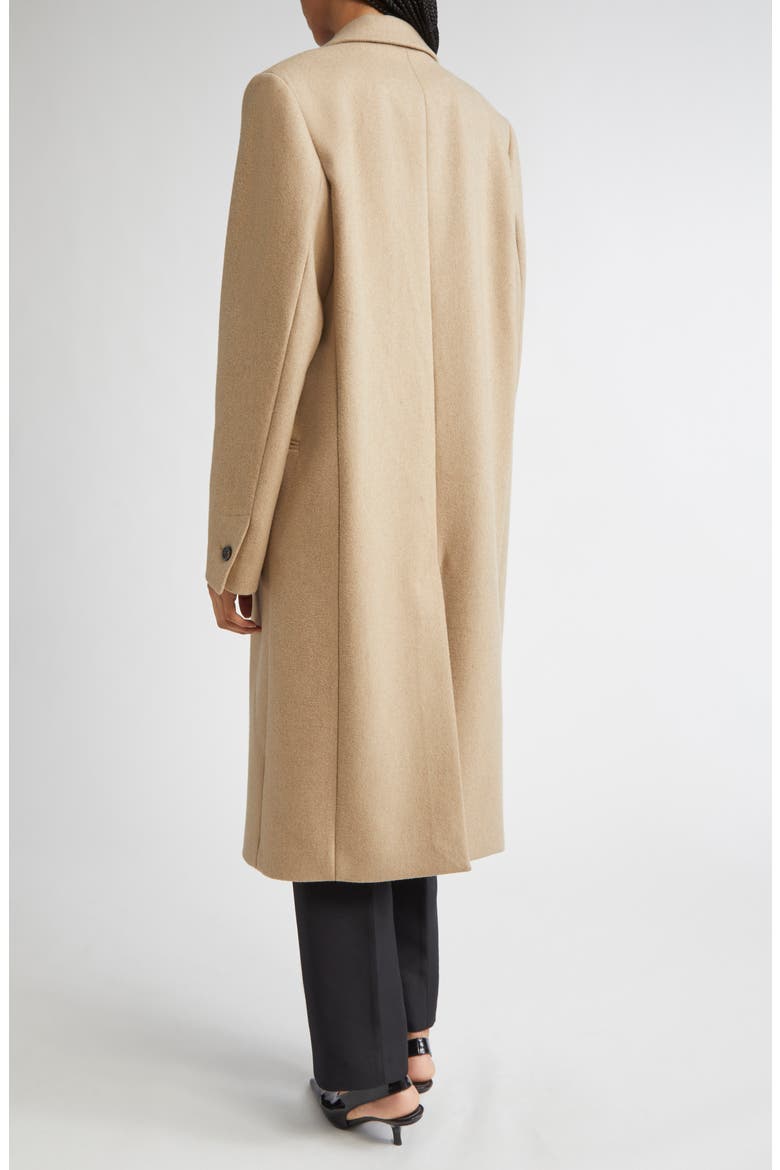 Classic Wool Blend Coat, Alternate, color, BISCUIT