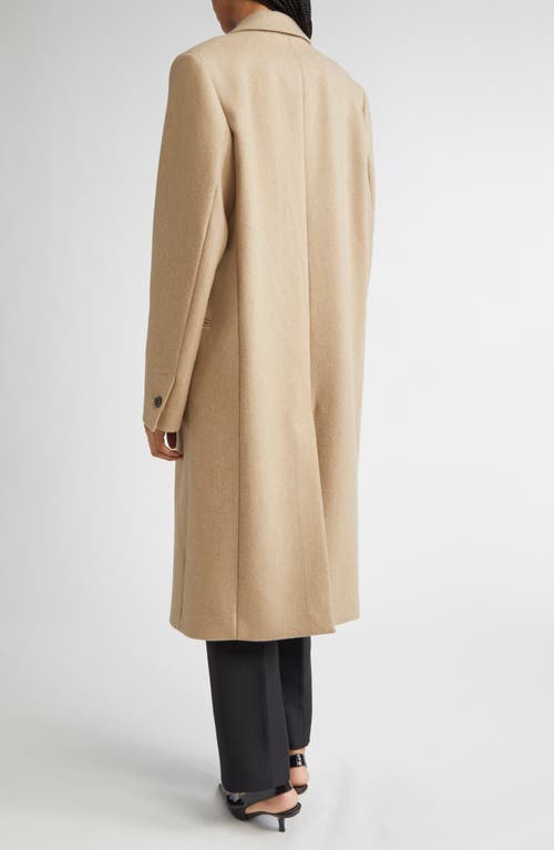 Totême Toteme Classic Wool Blend Coat In Brown