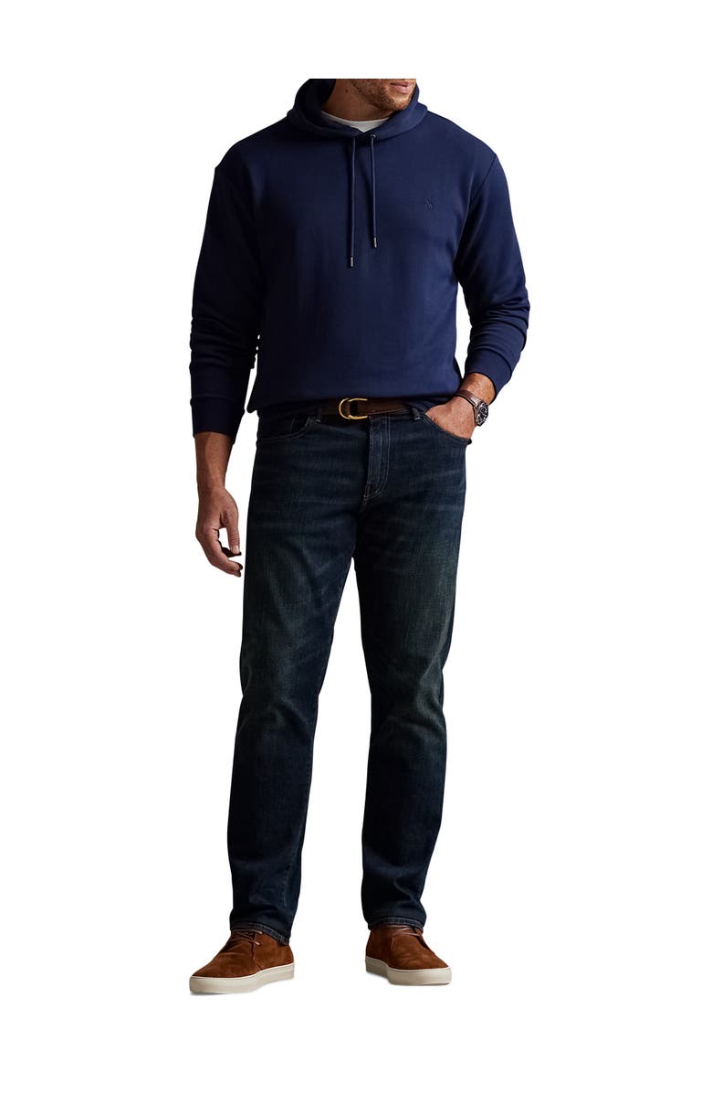 Polo Ralph Lauren Big & Tall Double-Knit Hoodie, Alternate, color, Cruise Navy
