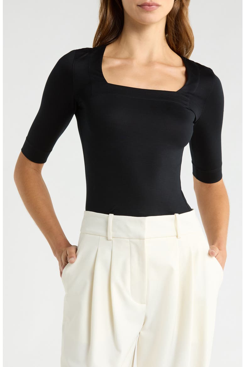Square Neck Jersey T-Shirt (Women) | Nordstrom