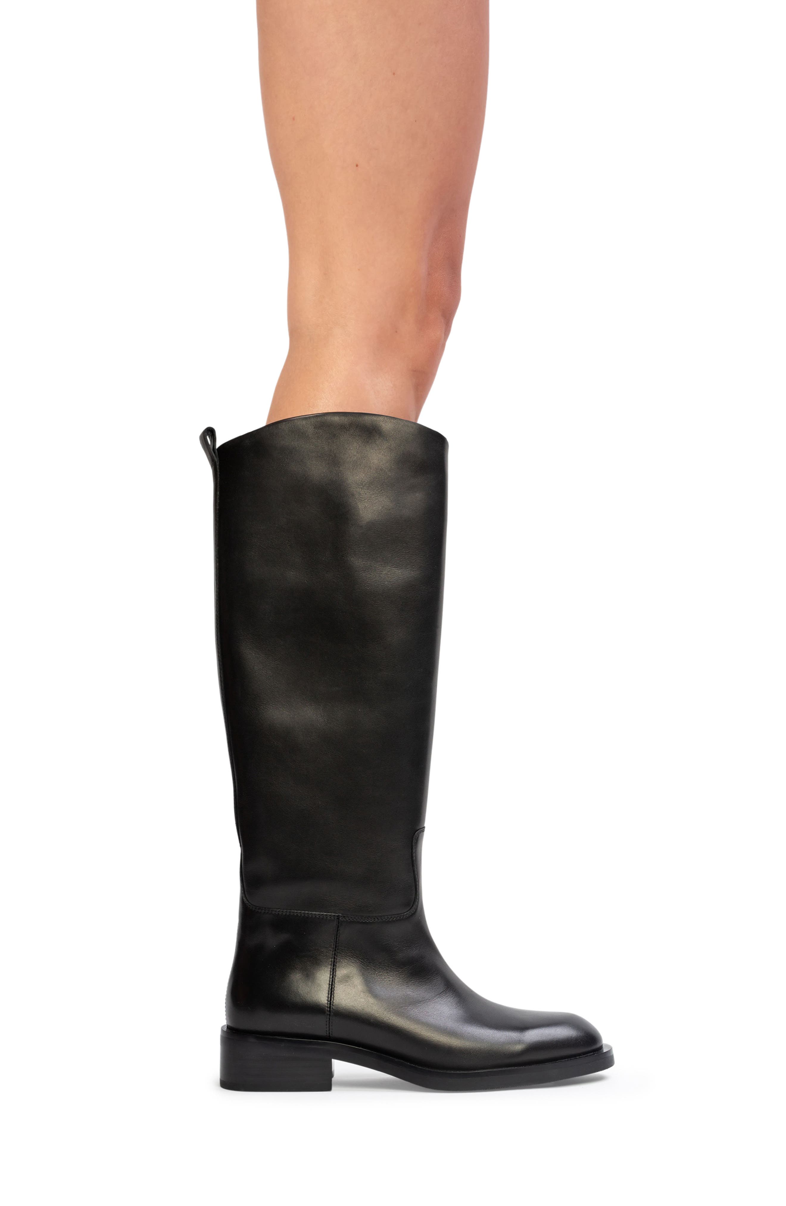 BLACK SUEDE STUDIO Pace Tall Boot, Alternate, color, Black