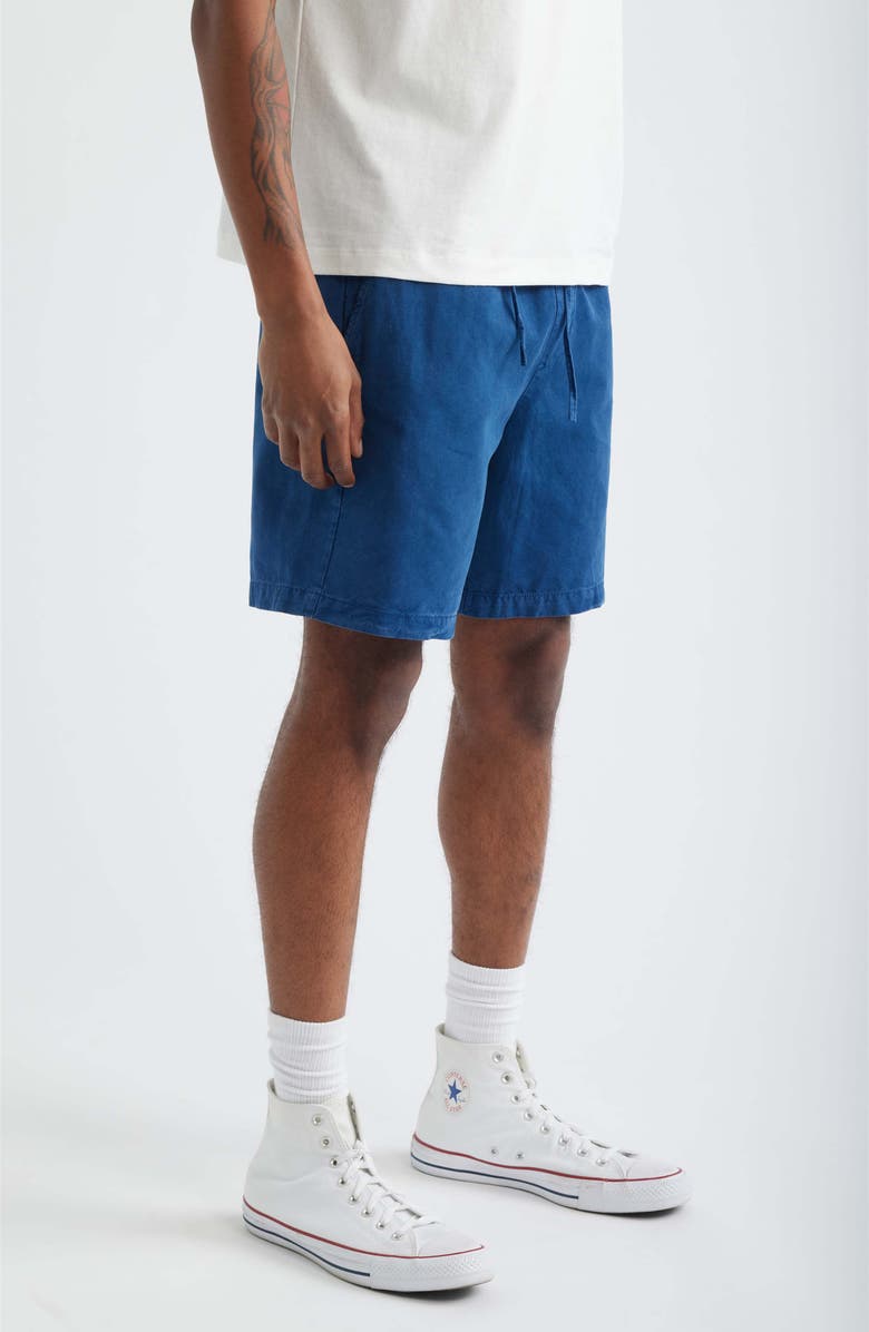 Brooklyn Industries Garment Dyed Pull-On Shorts, Alternate, color, Navy Peony