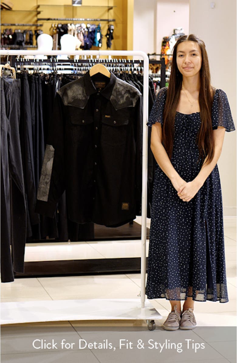 Filson x Wrangler Two-Tone Denim Western Snap-Up Shirt, sales video thumbnail