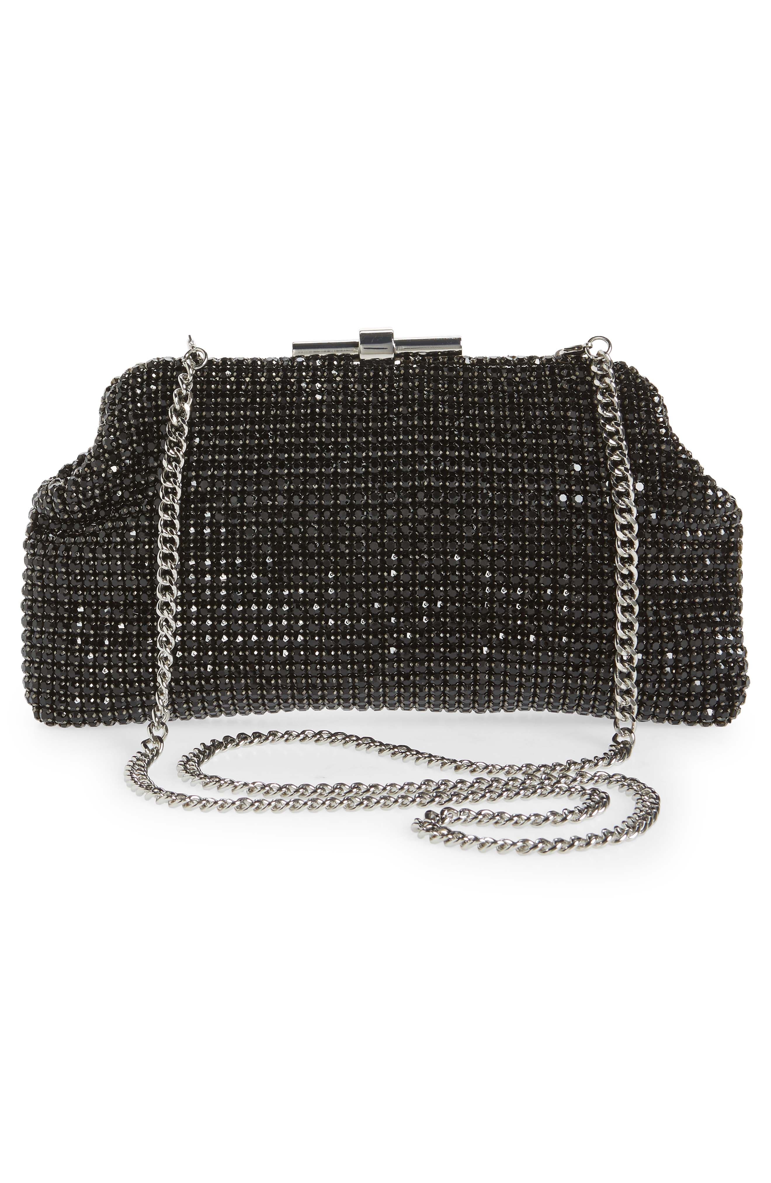 Reiss Adaline Crystal Embellished Clutch, Alternate, color, 