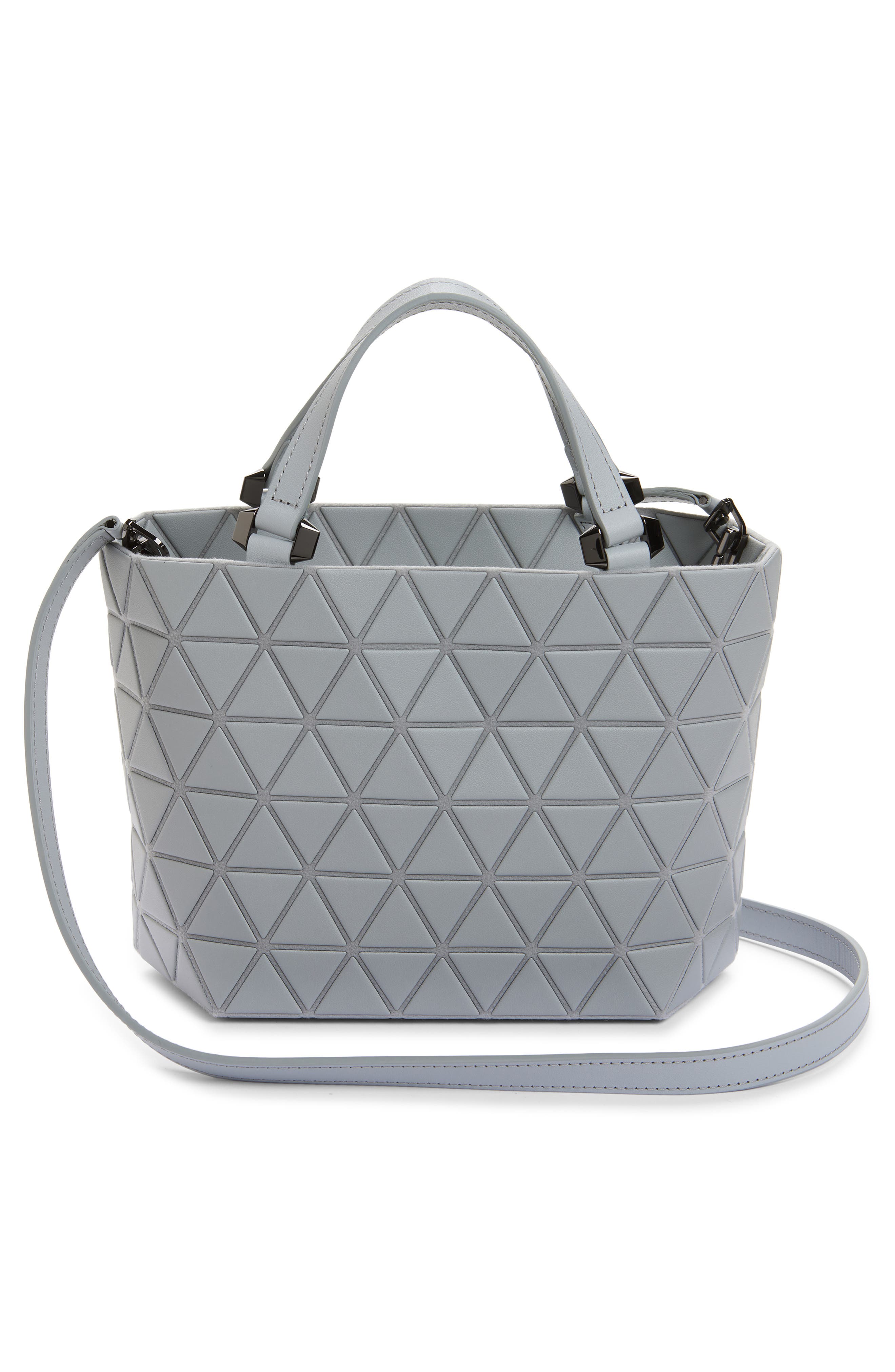 Bao Bao Issey Miyake Crystal Matte Tote, Alternate, color, Light Gray