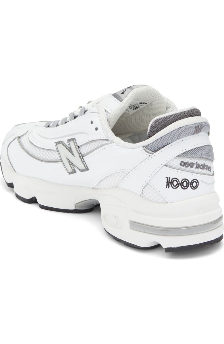 New Balance Gender Inclusive 1000 Sneaker, Alternate, color, White/ Grey Matter