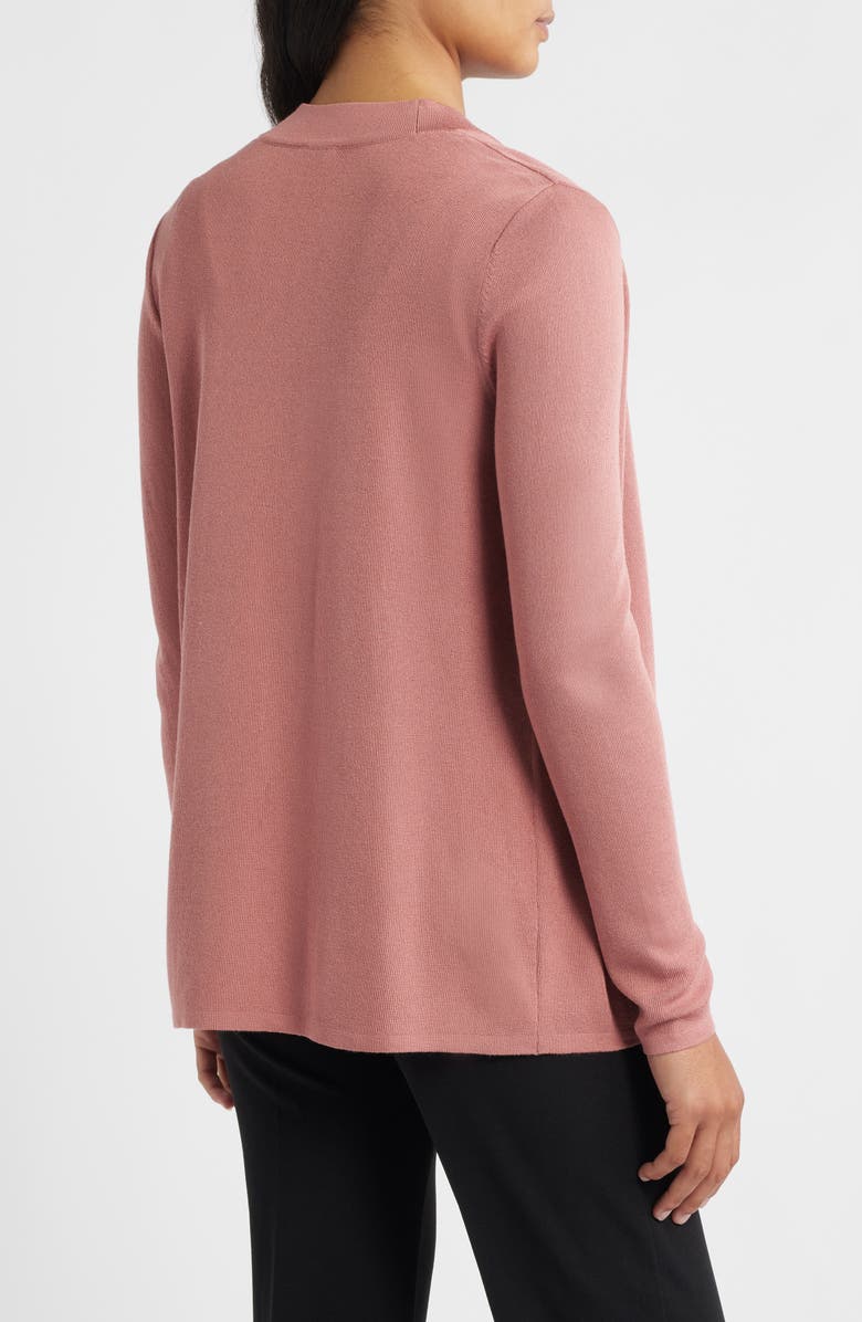 Anne Klein Malibu Open Front Cardigan, Alternate, color, Soft Primrose