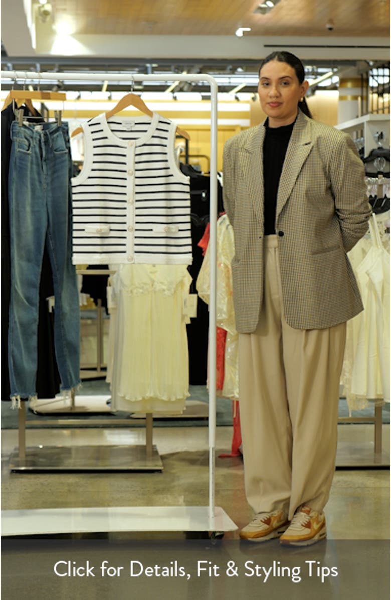 Stripe Crewneck Sweater Vest, sales video thumbnail