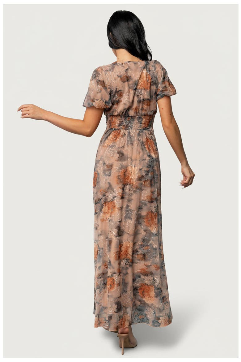 Ardley Maxi Dress, Alternate, color, Copper + Slate Floral