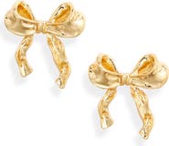 Karine Sultan Bow Drop Earrings