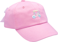 Bits & Bows Rainbow Golf Cart Twill Bow Baseball Hat