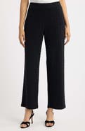 AK ANNE KLEIN Metallic Wide Leg Pull-On Pants