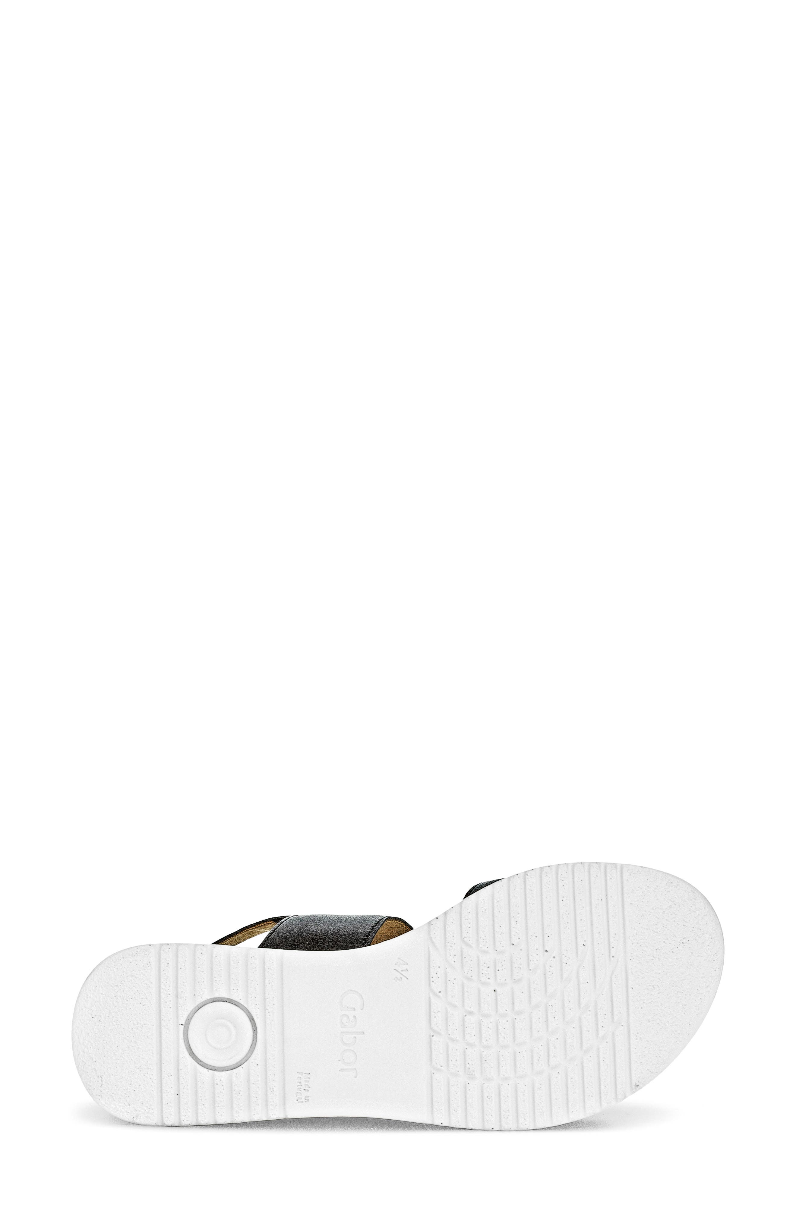 Gabor Slingback Wedge Sandal, Alternate, color, Black