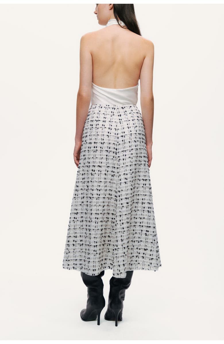 Nocturne Patterned A-Line Midi Skirt, Alternate, color, Multi-Colored