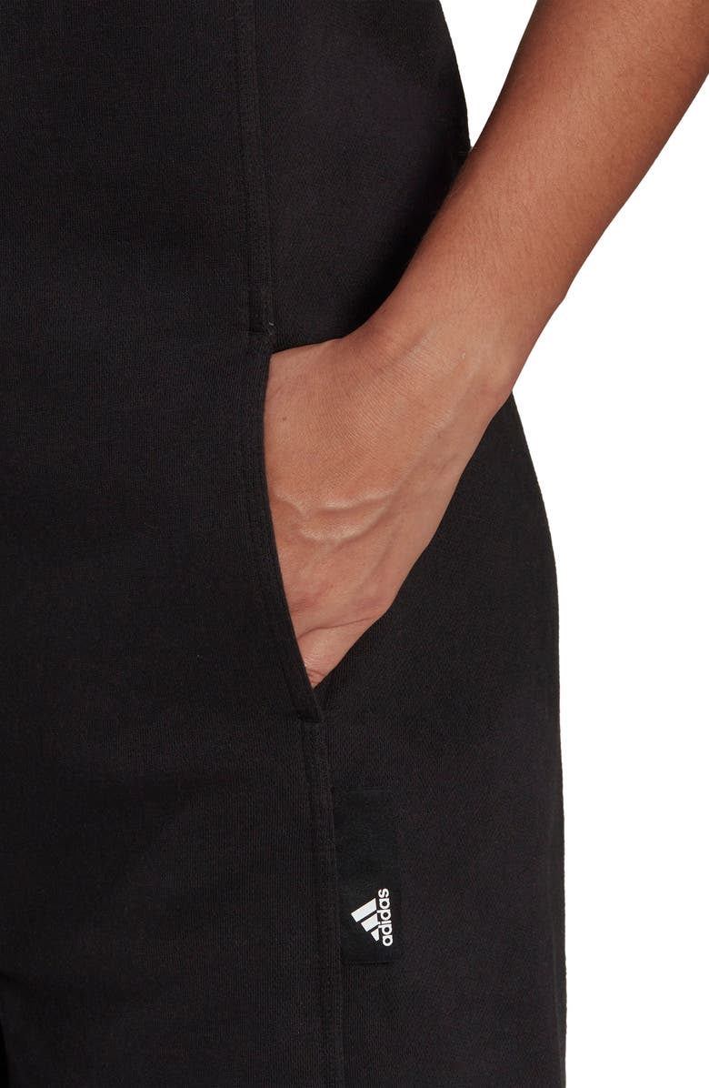 adidas Sleeveless Wide Leg Jumpsuit, Alternate, color, 