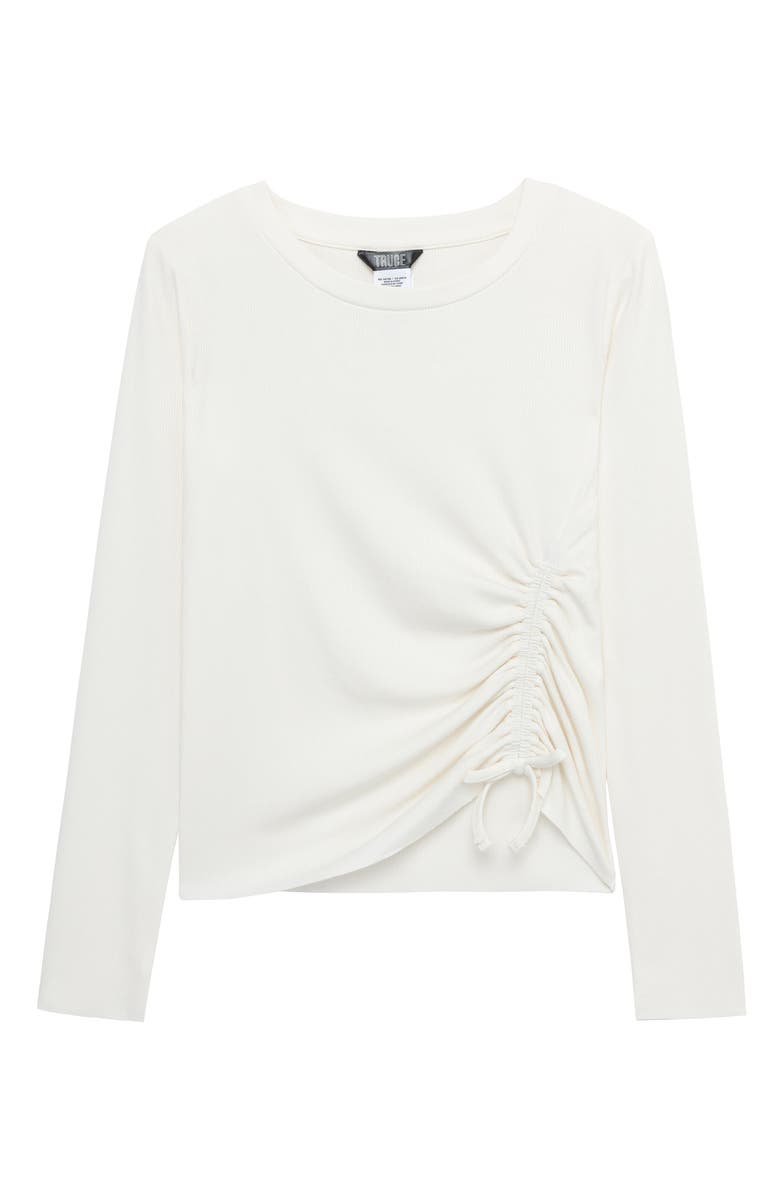 Truce Kids' Side Ruched Long Sleeve Top, Main, color,