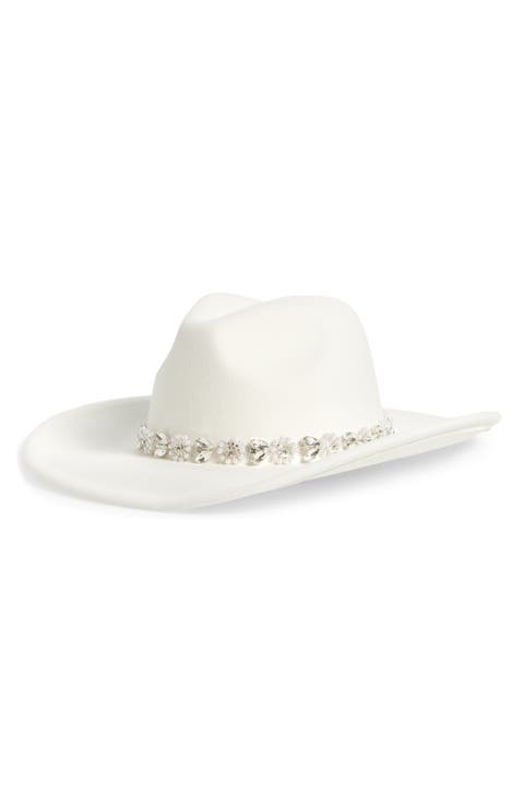 Embellished Felt Cowboy Hat