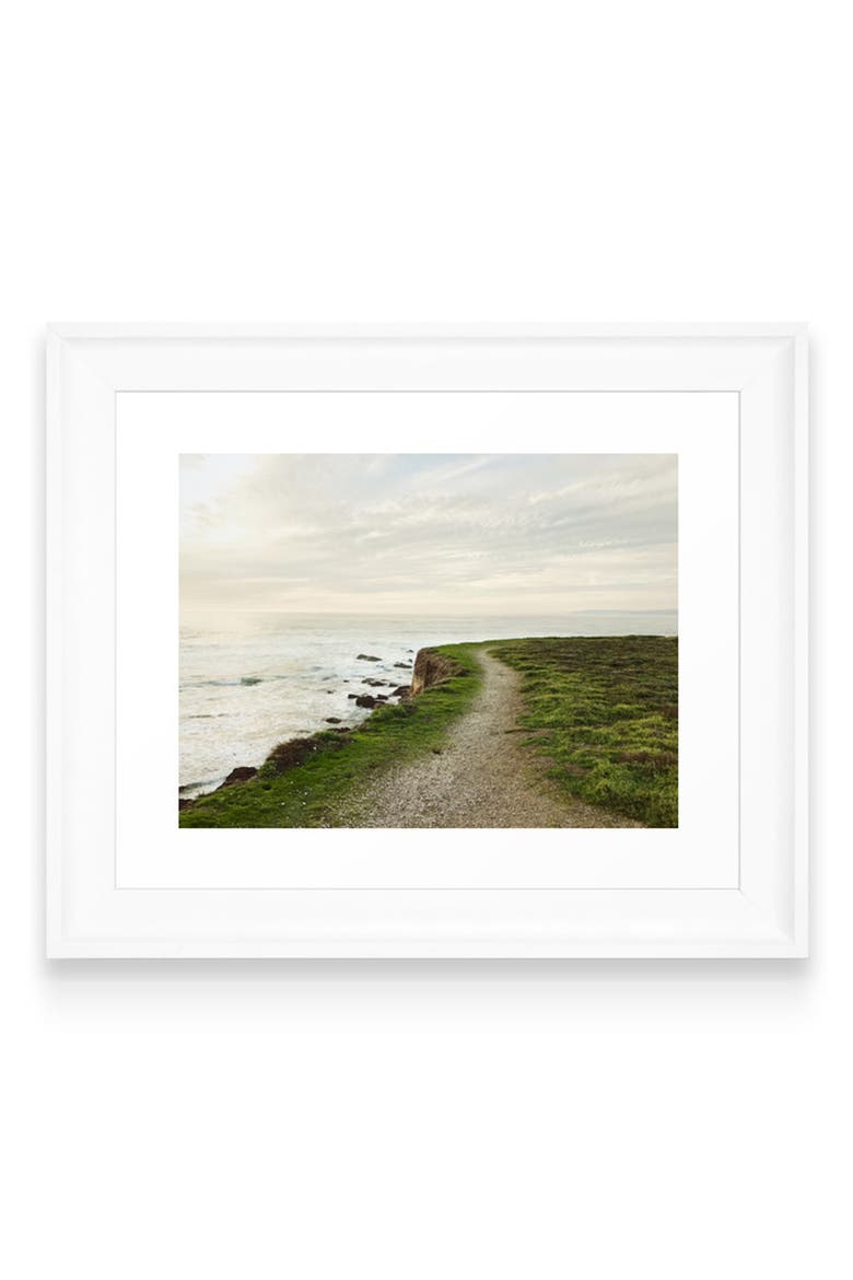 California Coast Art Print, Main, color, WHITE FRAME- 18X24