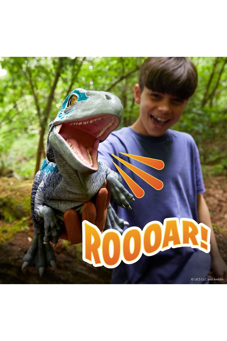 Jurassic World Blue Training Edition Puppetronic by RealFX, Ages 8+, Alternate, color, Multicolored