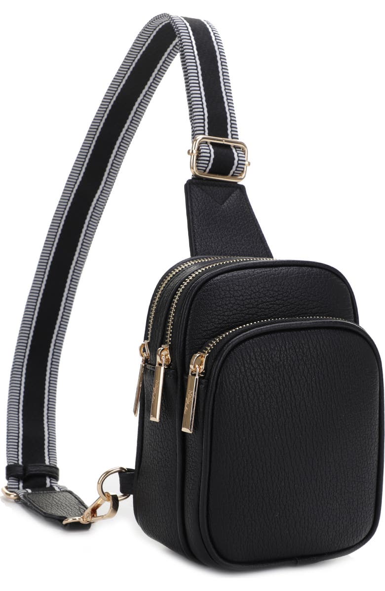 Mali + Lili Claire Vegan Leather Sling Bag, Alternate, color,