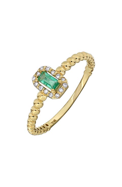 El Mar Ruby & Diamond Stackable Ring - 0.1ct. (Nordstrom Exclusive)