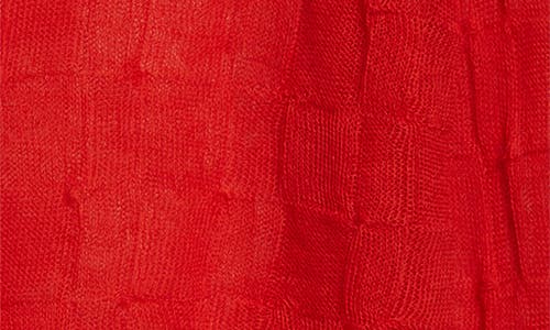Yanyan Borlor Floral Ribbon Wool Cardigan In Red