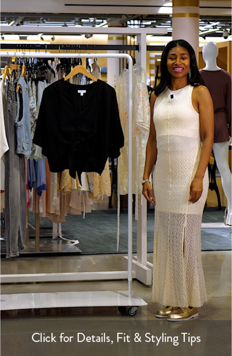 Tie Front Crop Top, sales video thumbnail