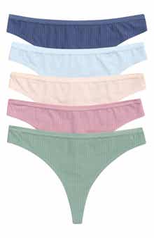 Honeydew Chrissy Assorted 5-Pack Thongs