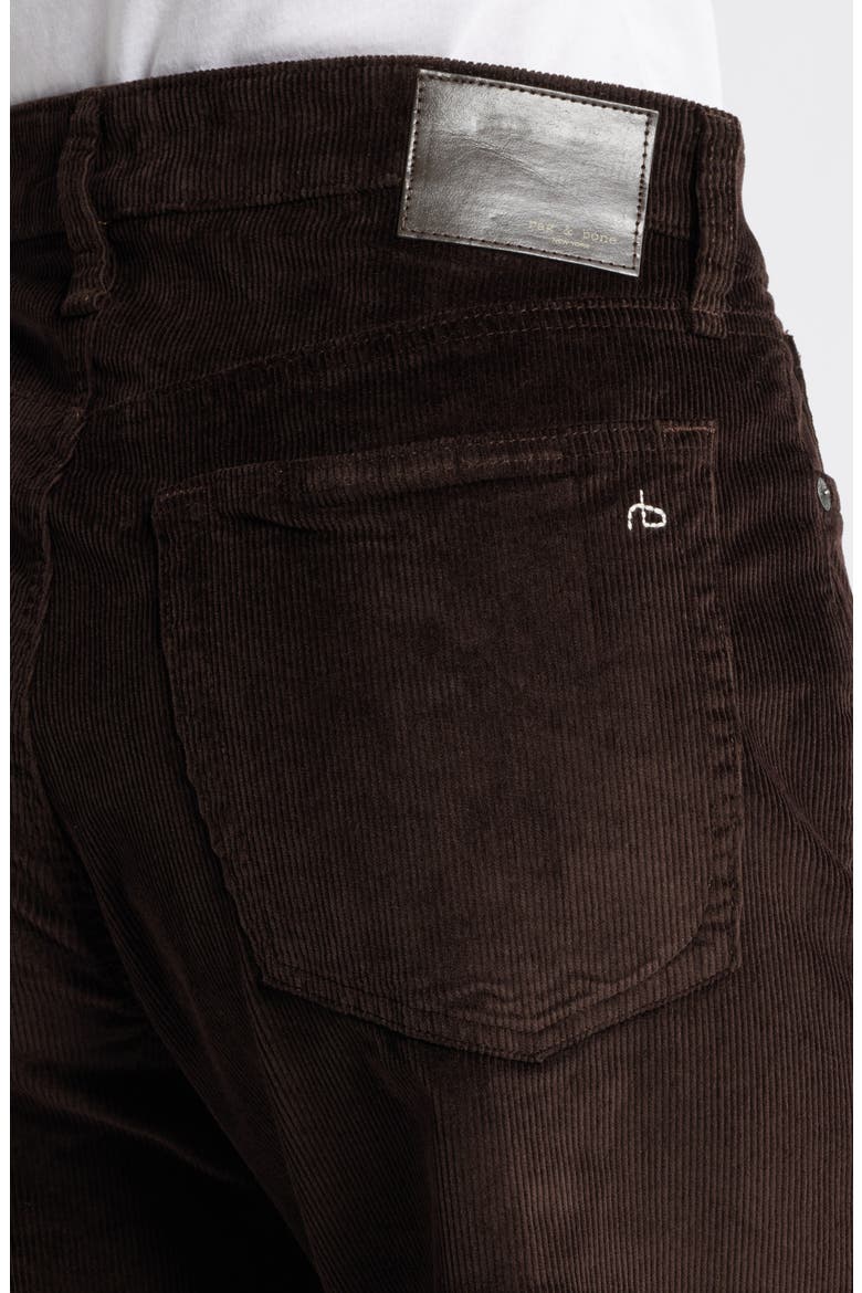Logan Wide Leg Corduroy Pants, Alternate, color, DARK BROWN