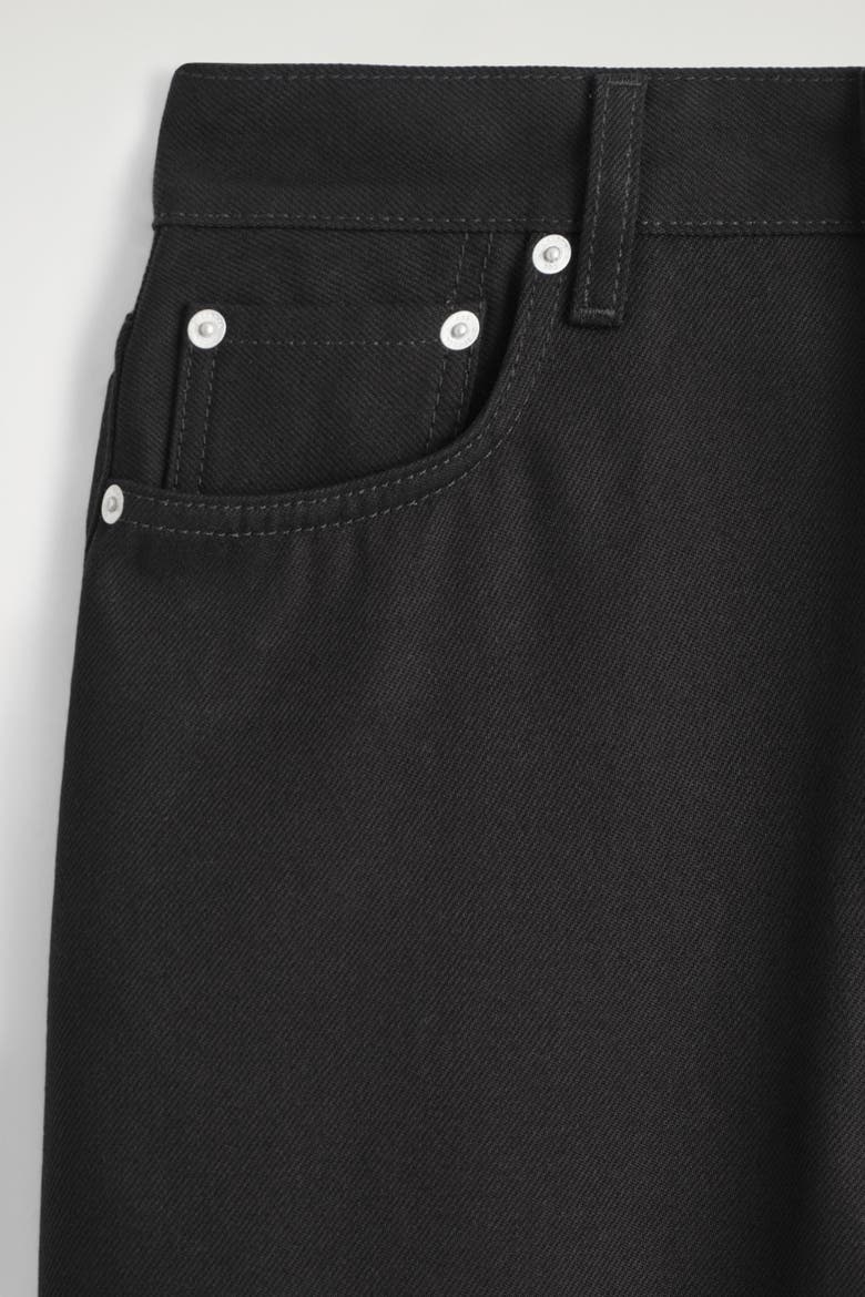 Dial Wide-Leg Jeans, Alternate, color, BLACK