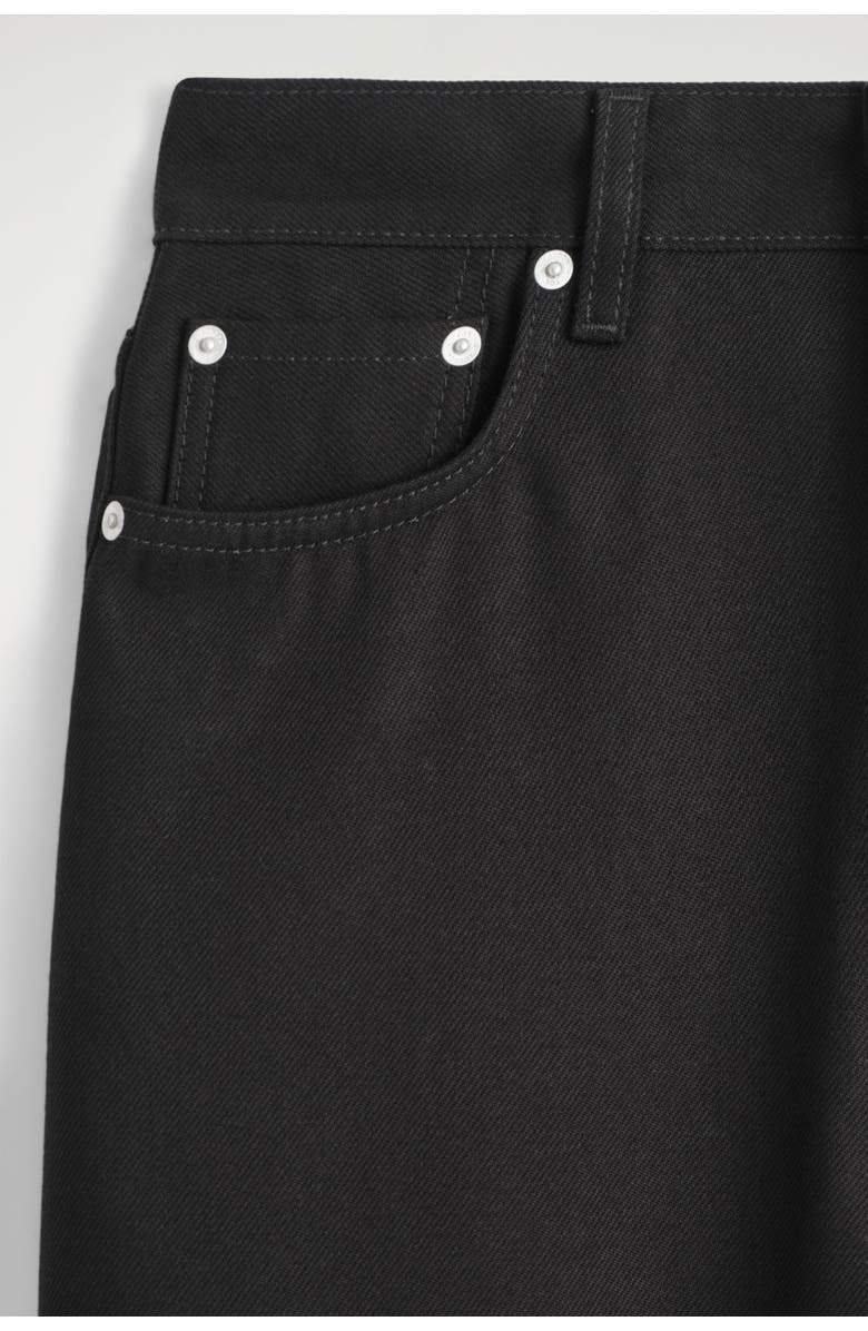 COS Dial Wide-Leg Jeans, Alternate, color, Black