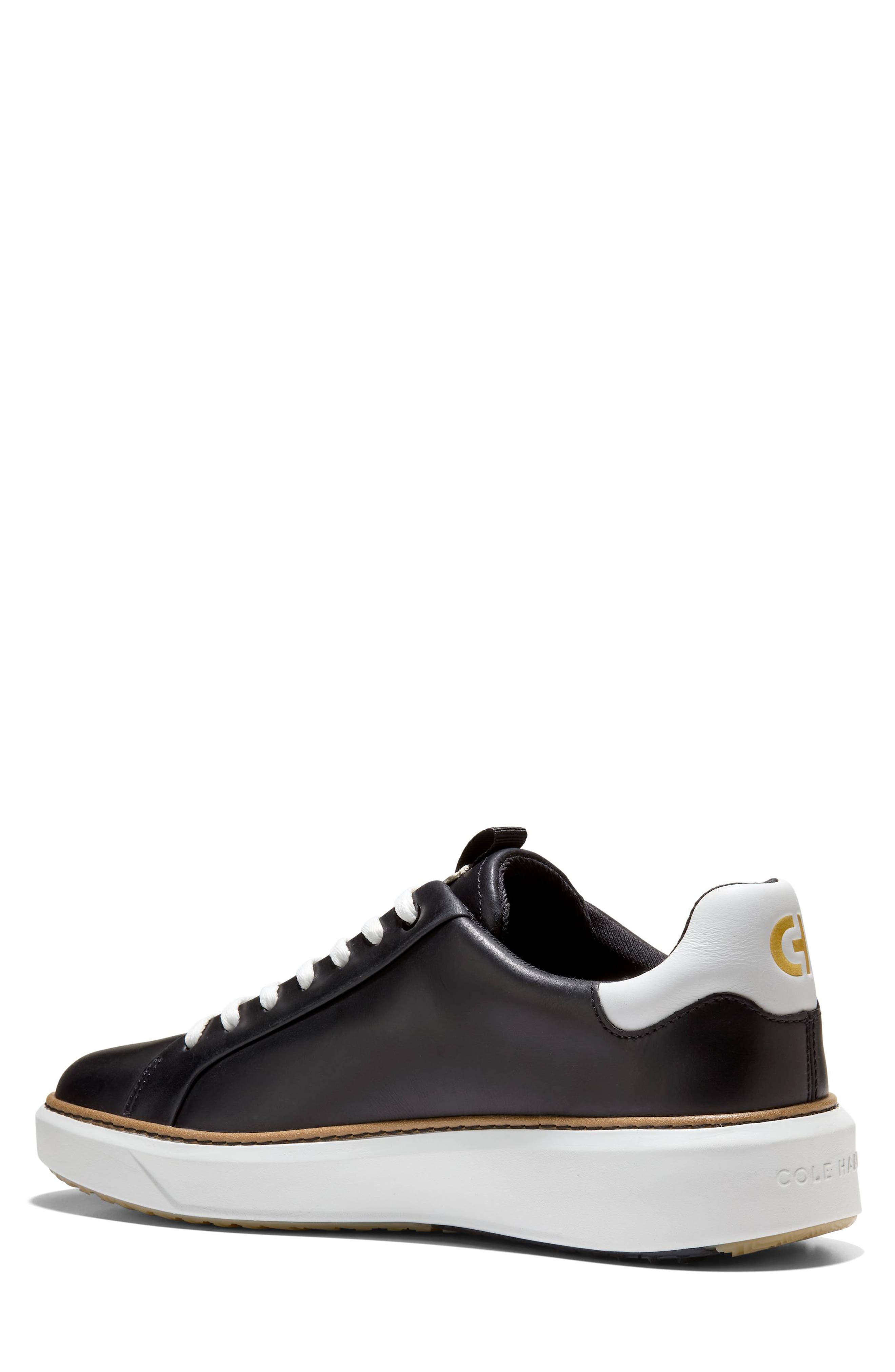 Cole Haan GrandPro Topspin Waterproof Golf Shoe, Alternate, color, Black / Woodbury / White