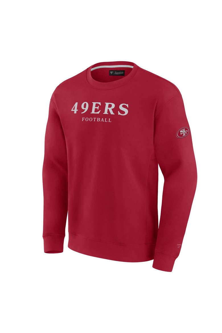 Unisex Fanatics  Scarlet San Francisco 49ers Elements Unlimited Fleece Pullover Sweatshirt, Alternate, color, Scarlet