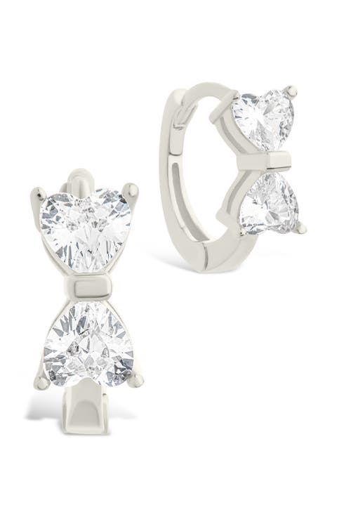 Ravenna Cubic Zirconia Hoop Earrings