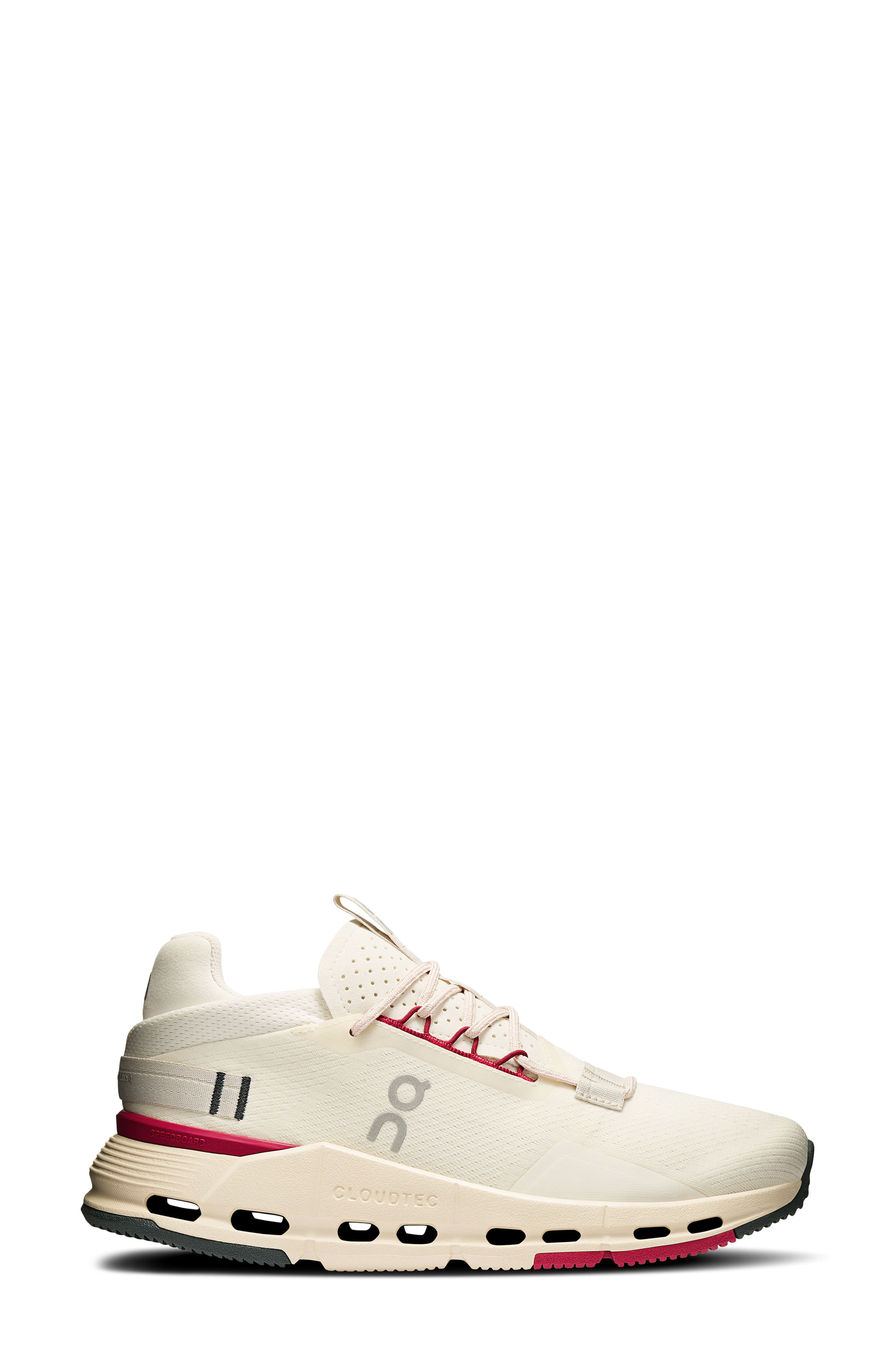 Cloudnova 2 Sneaker, Alternate, color, IVORY/ GRENADINE