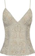 HOUSE OF CB Catarina Beaded Georgette Camisole
