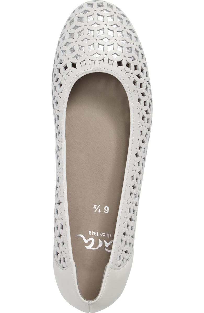ara Stephanie Perforated Ballet Flat, Alternate, color,