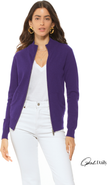 Monticelli Cashmere Pure Cashmere Zip Cardigan