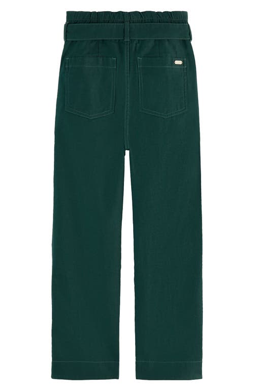 Scotch & Soda Kids' Paperbag Waist Belted Cotton Pants
