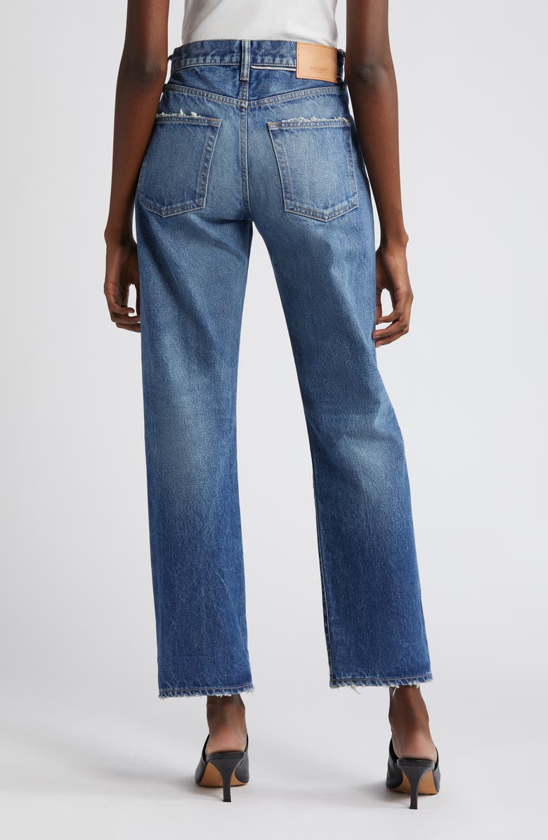 MOUSSY VINTAGE Foxwood Straight Leg Ankle Jeans, Alternate, color, Blue