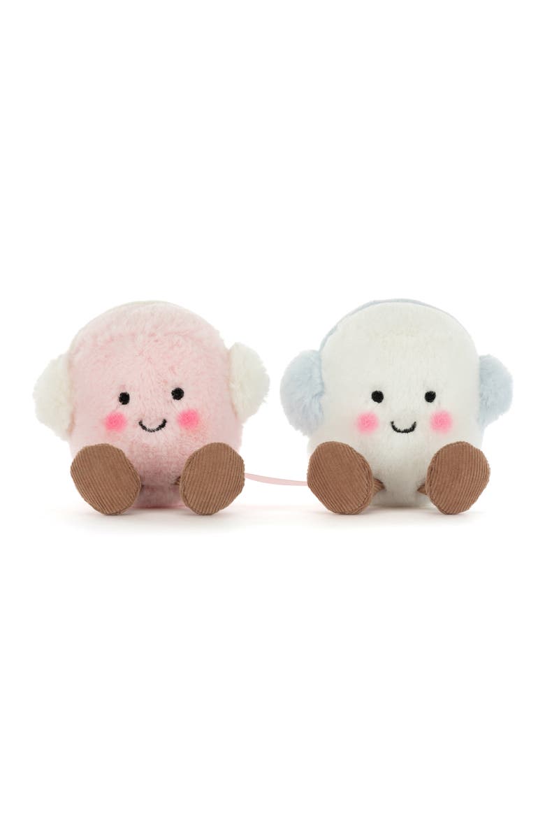 Set of 2 Amuseables Toastie Marshmallow Plush Toys, Alternate, color, PINK WHITE