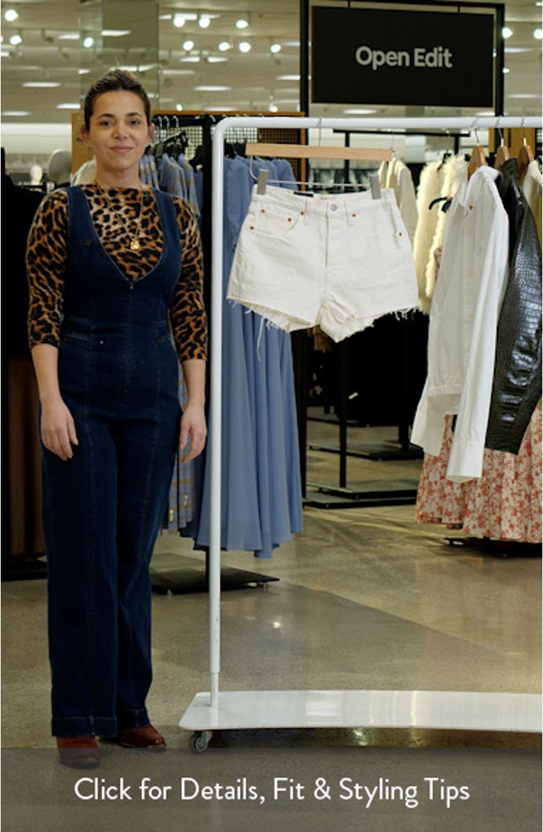 501<sup>®</sup> Original High Waist Denim Cutoff Shorts, sales video thumbnail