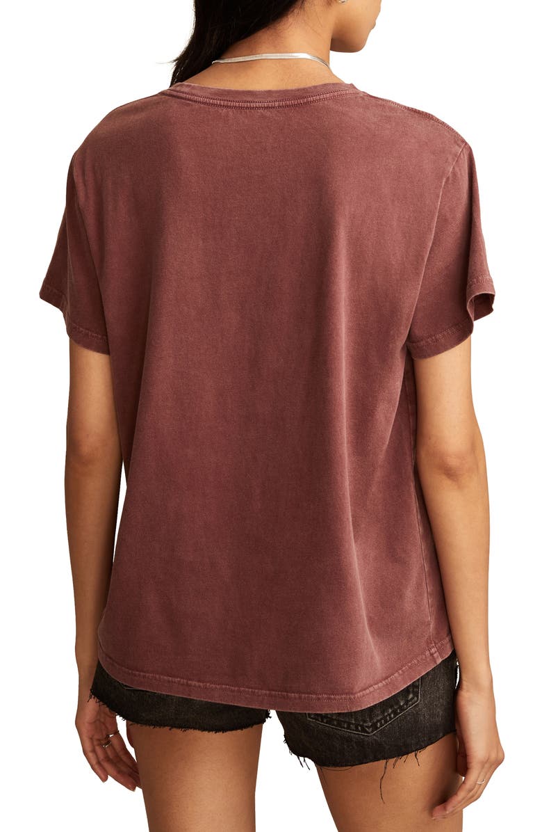 Lucky Brand Feel the Music Cotton Graphic T-Shirt, Alternate, color, 