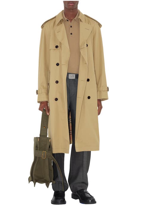 Mid-length Gabardine Trench Coat