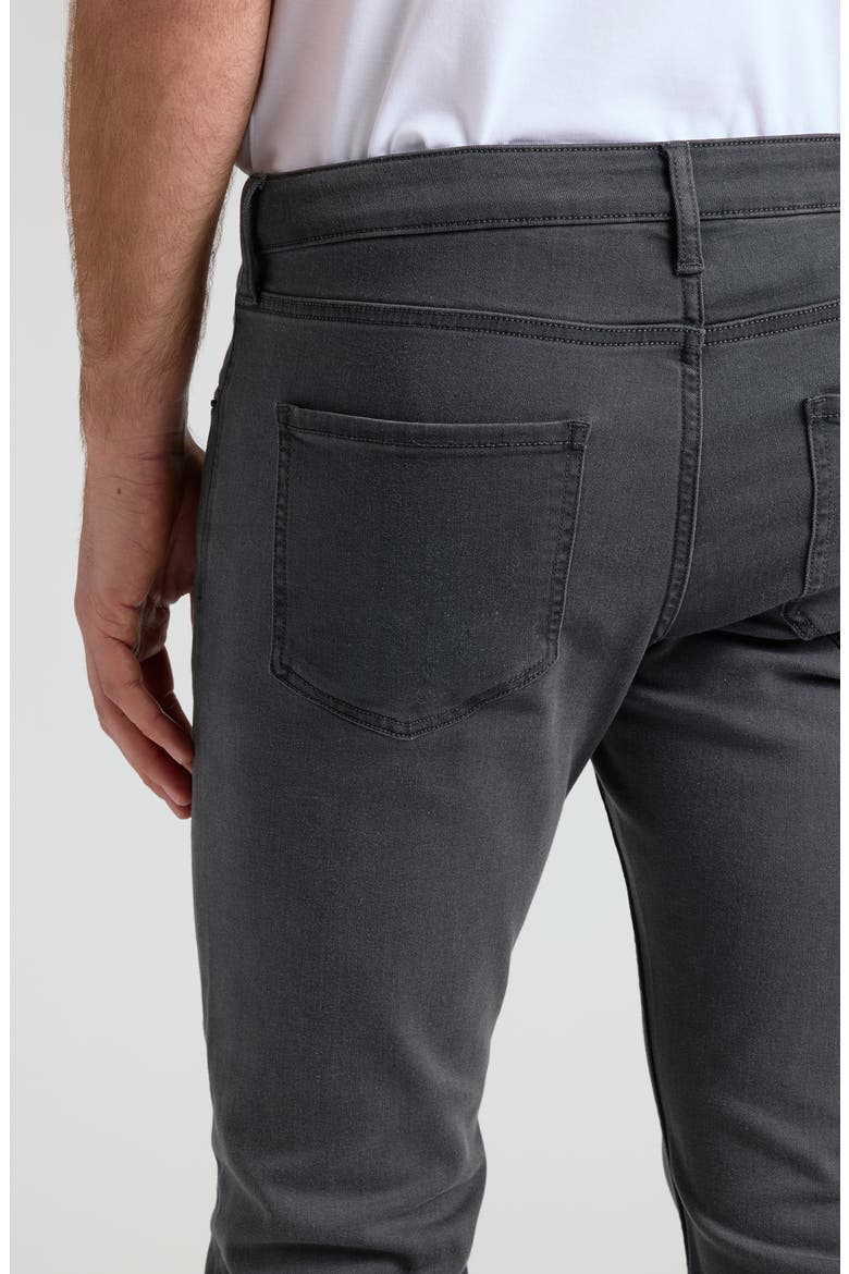 Straight Fit Comfort Jeans, Alternate, color, GRAY WASH