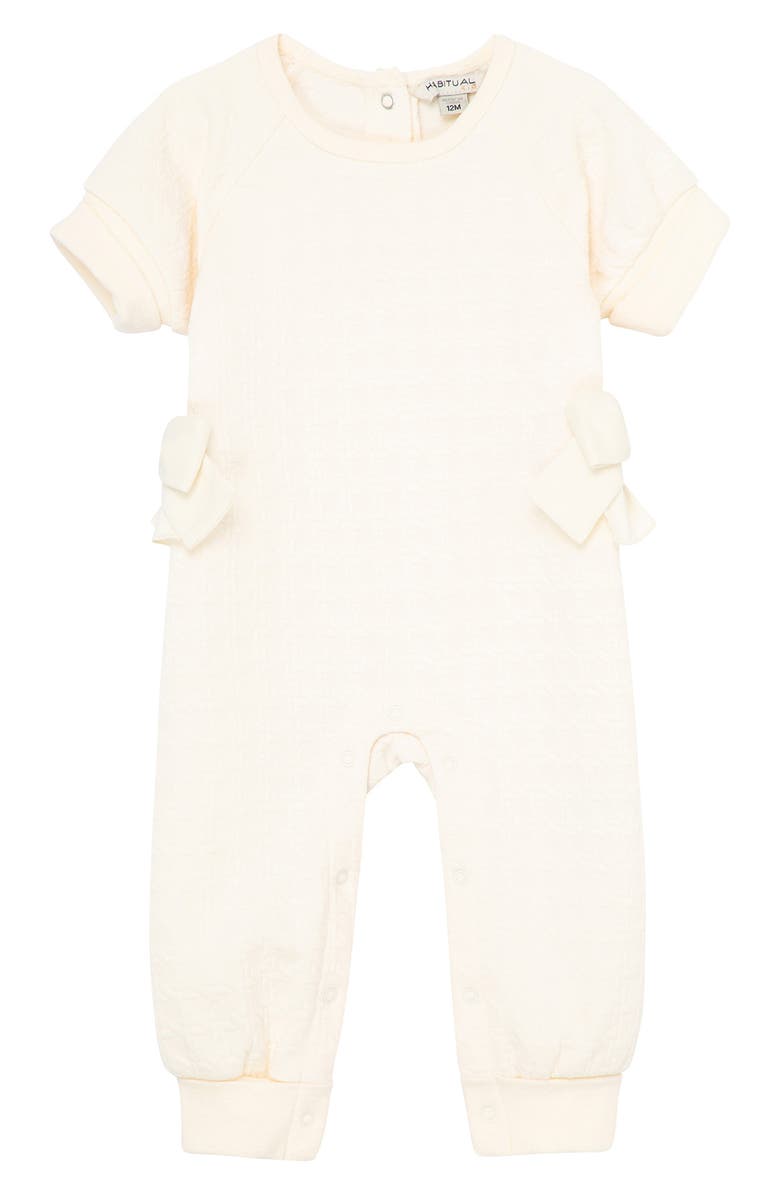 Habitual Kids Bow Detail Romper, Main, color,