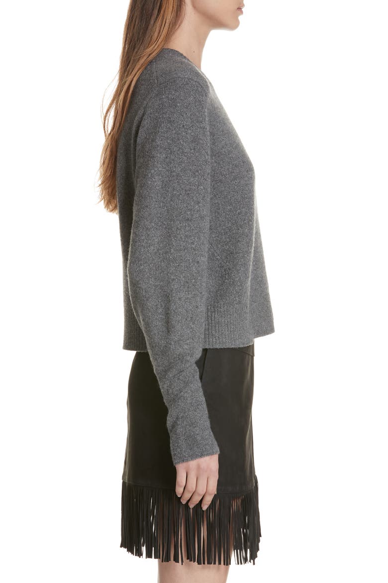 Puff Sleeve Sweater, Alternate, color, CHARCOAL
