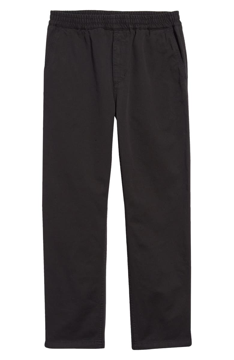 Carhartt Work In Progress Flint Straight Leg Twill Pants, Alternate, color, Black